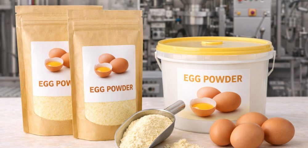 Shelf-stable egg powder for industrial food production