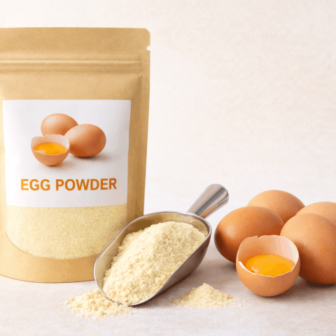 Spray-dried egg powder with long shelf life and consistent functionality